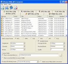 Efficient WMA MP3 Converter