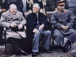 قادة دول الحلفاء (فرنسا امريكا بريطانيا الاتحاد السوفييتي)