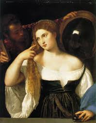 Titian: Woman with a Mirror