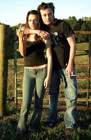 Furlong with co-star Rachael Bella