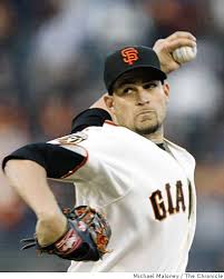 Giants starter Jonathan Sanchez 