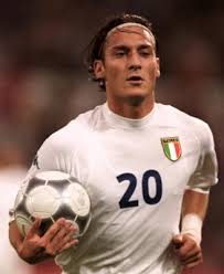 Totti like's to play tennis and he's ...