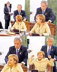 President Bush gives German ...