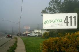 Goog-411 rolls out bill boards in