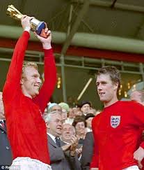 England World Cup Winner 1966 Geof Hurst (right)