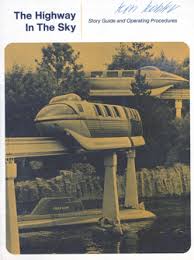 Scan of 1966 Disneyland monorail 