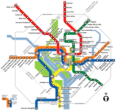 Washington, D.C., Metro System Map