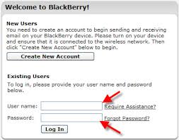  BlackBerry Internet Service web 