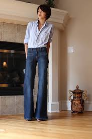 High waist wide leg jeans