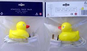 Tags: bath duck, duck, electric