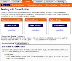 advantage of with Sharebuilder.