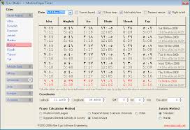 Muslim Prayer Times