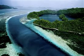 Palau island group: brilliant,