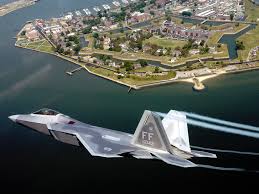 F-22A over Ft. Monroe