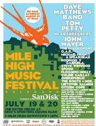 Mile High Music Festival 2009 Poster